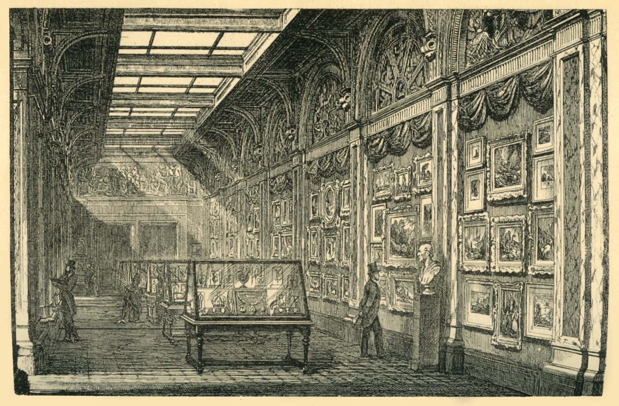 वाटर-कलर गैलरी, 1860, 1881। द्वारा अज्ञात