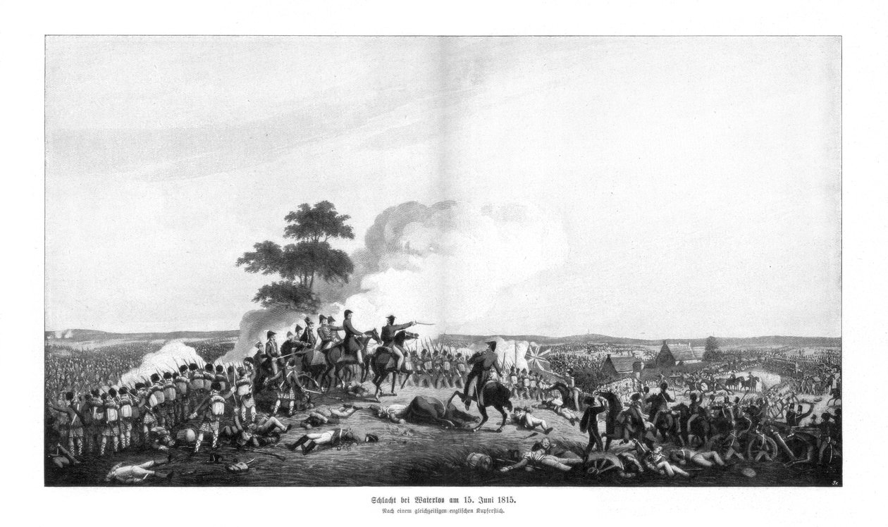 वाटरलू अभियान, 15 जून 1815, 1900 द्वारा अज्ञात