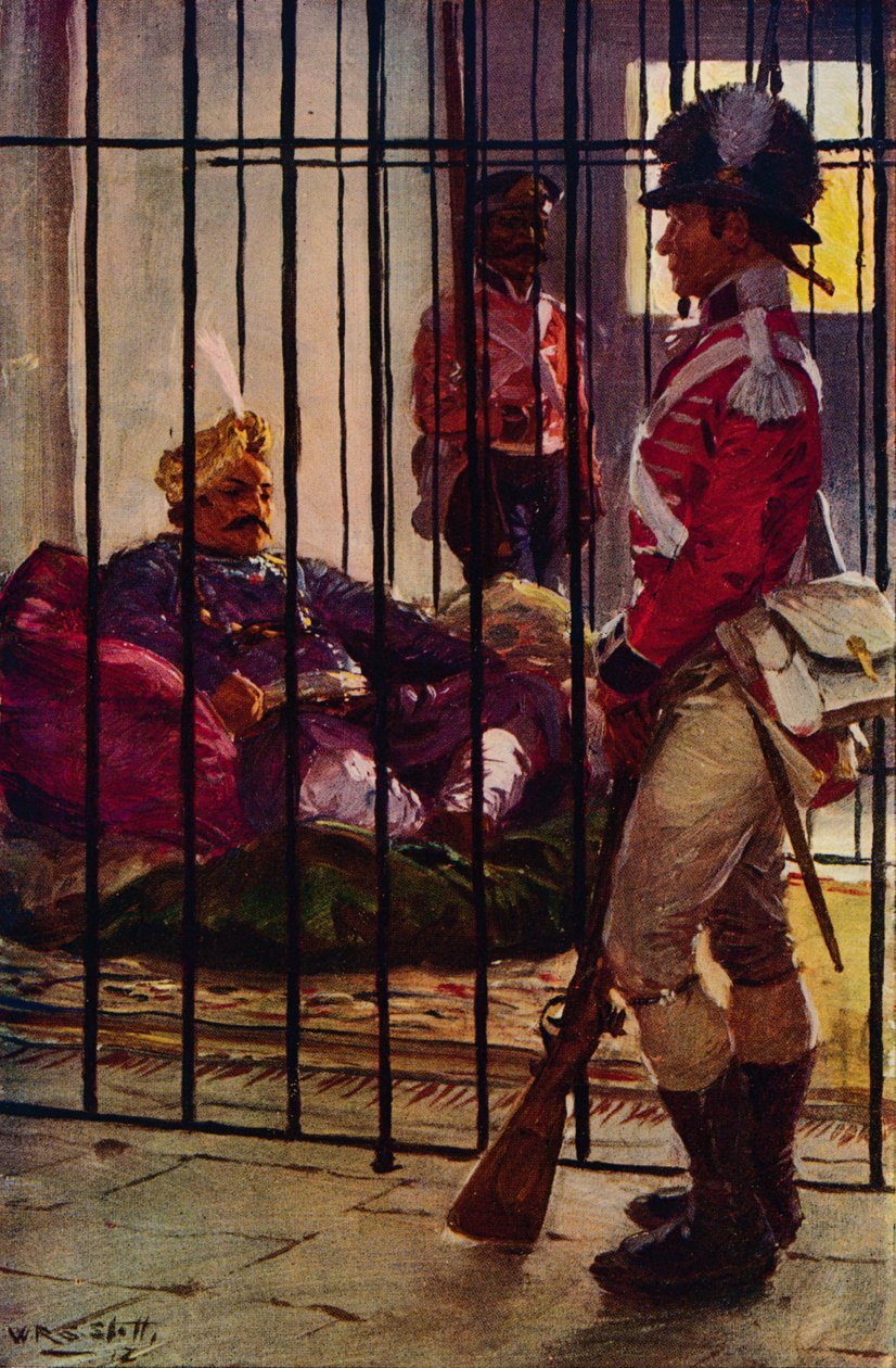 जेल में वज़ीर अली, c1799 c1912 द्वारा अज्ञात