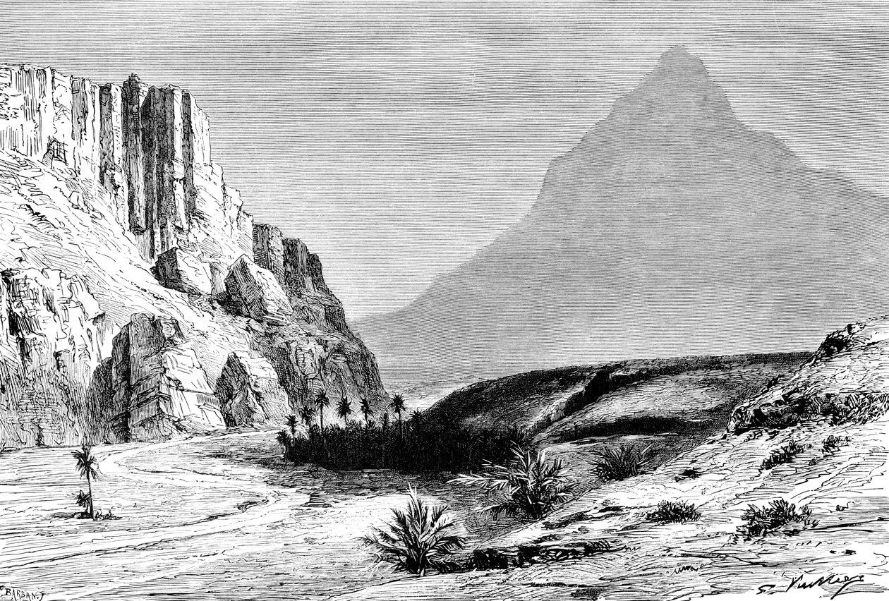 वेब एल-हॉलूफ, फिग्यूग, मोरक्को के पास, 1895 द्वारा अज्ञात