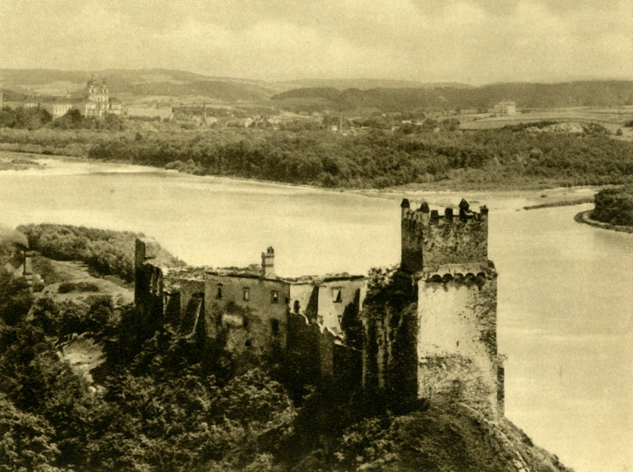 वीटेनेग कैसल, वाचू, लोअर ऑस्ट्रिया, c1935। द्वारा अज्ञात