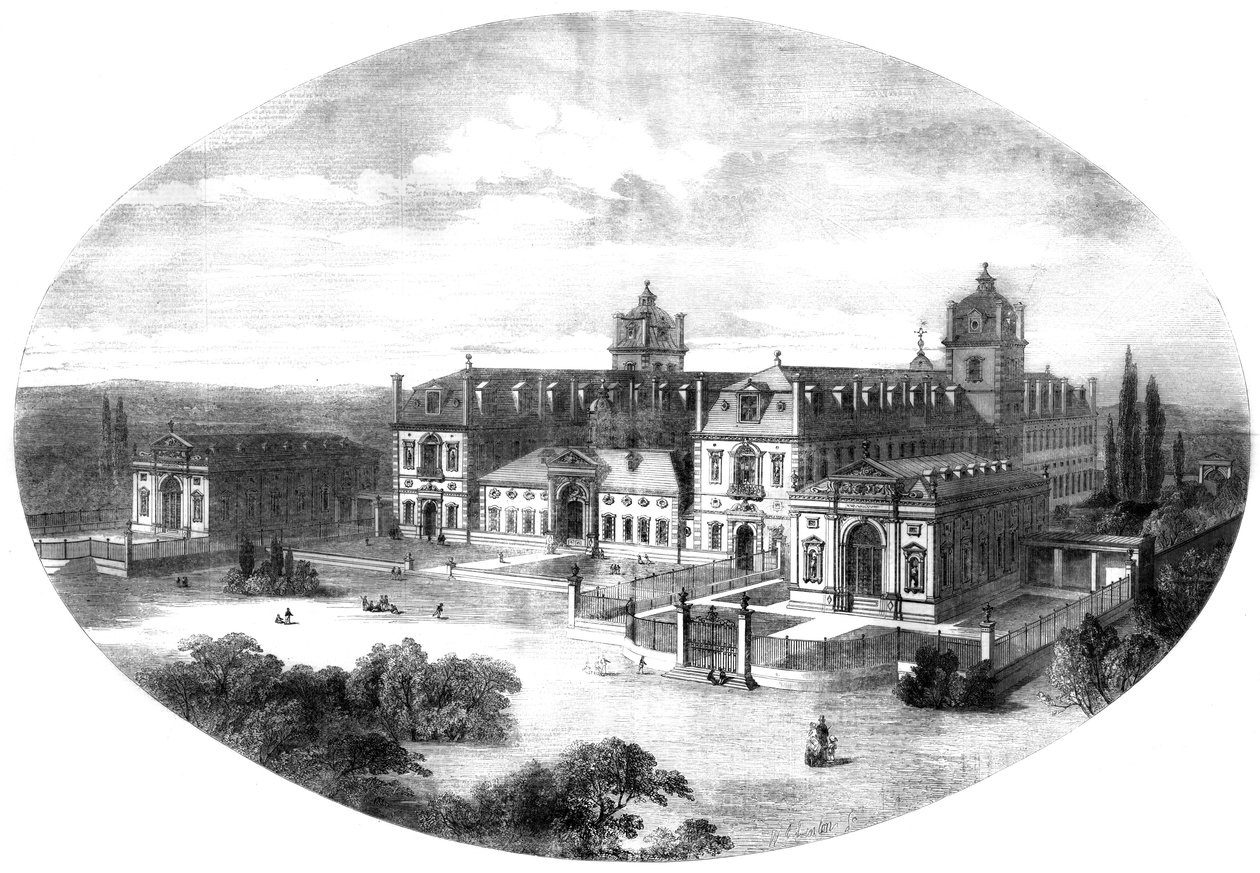 वेलिंगटन कॉलेज, बर्कशायर, 1855 द्वारा अज्ञात