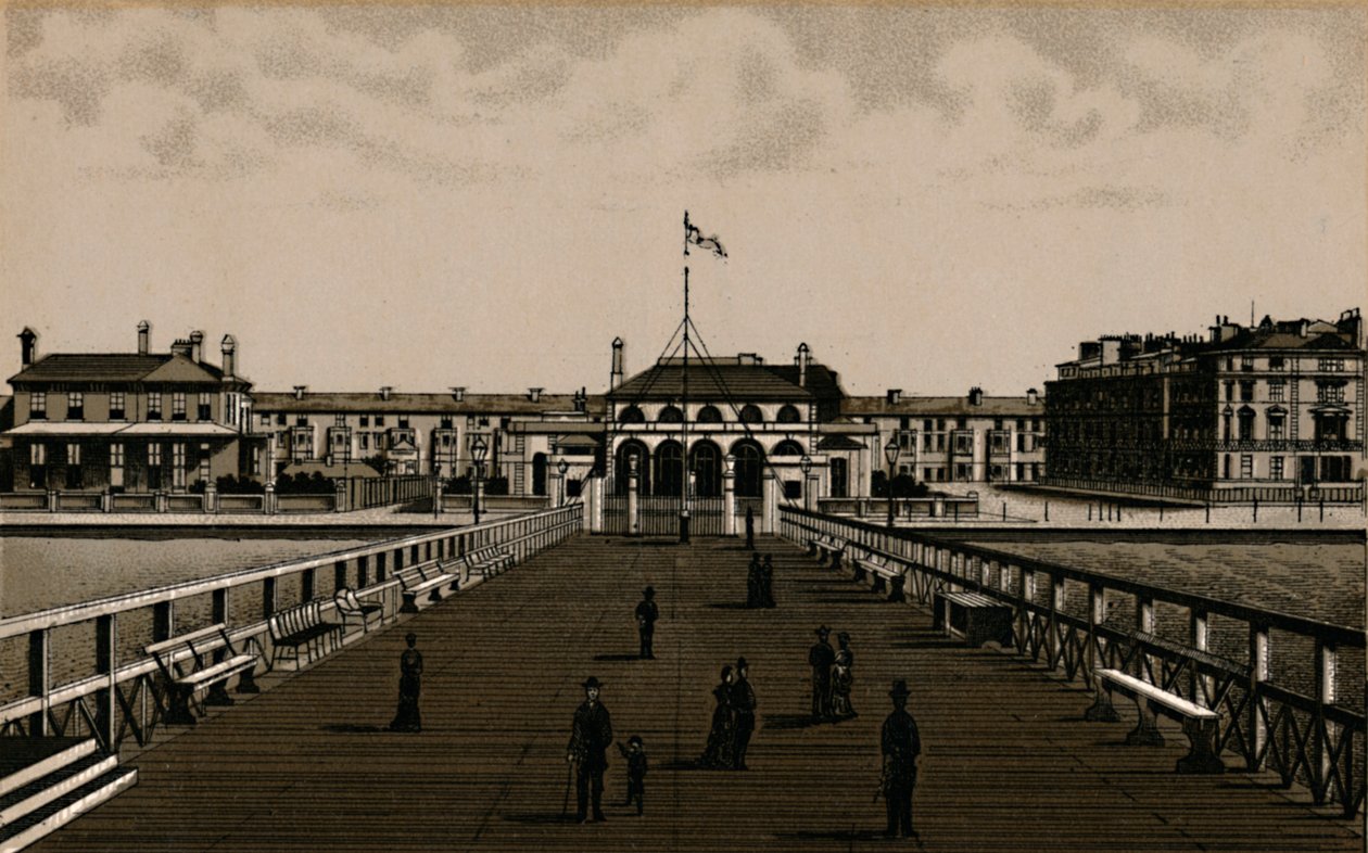 वेलिंगटन पियर, सी 1880। द्वारा अज्ञात