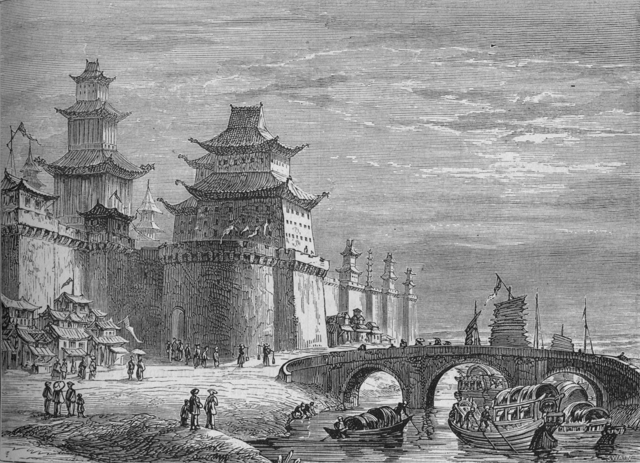 पश्चिमी गेट, पेकिन, सी 1880 द्वारा अज्ञात