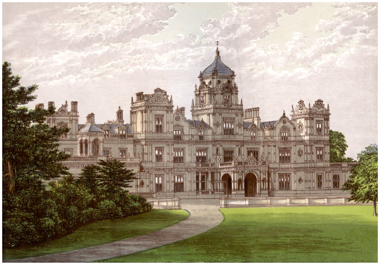 वेस्टनबर्ट हाउस, ग्लॉस्टरशायर, होलफोर्ड परिवार का घर, c1880 द्वारा अज्ञात