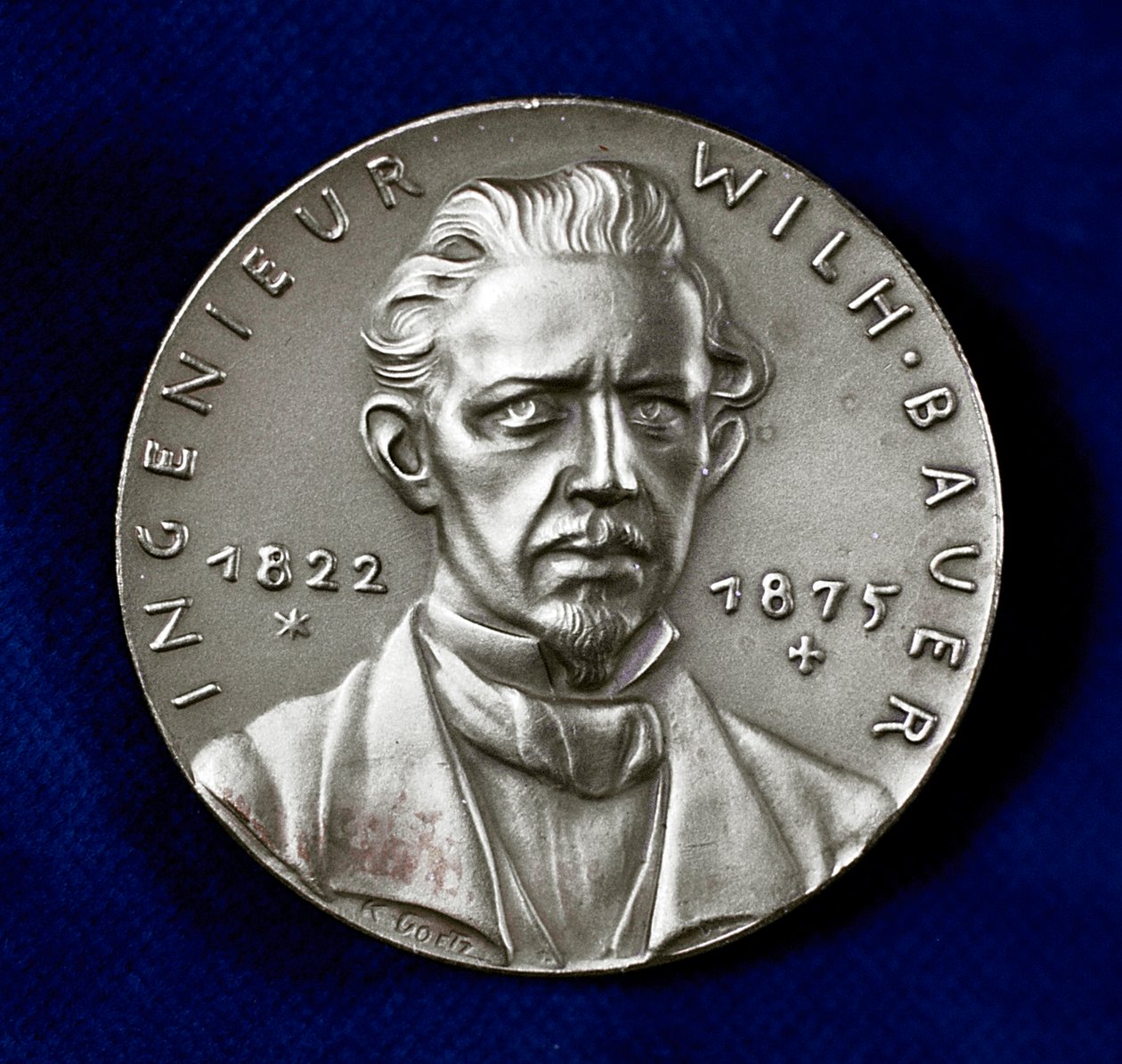 विल्हेम बाउर 1822-1875, जर्मन आविष्कारक और पनडुब्बियों के अग्रणी बिल्डर द्वारा अज्ञात