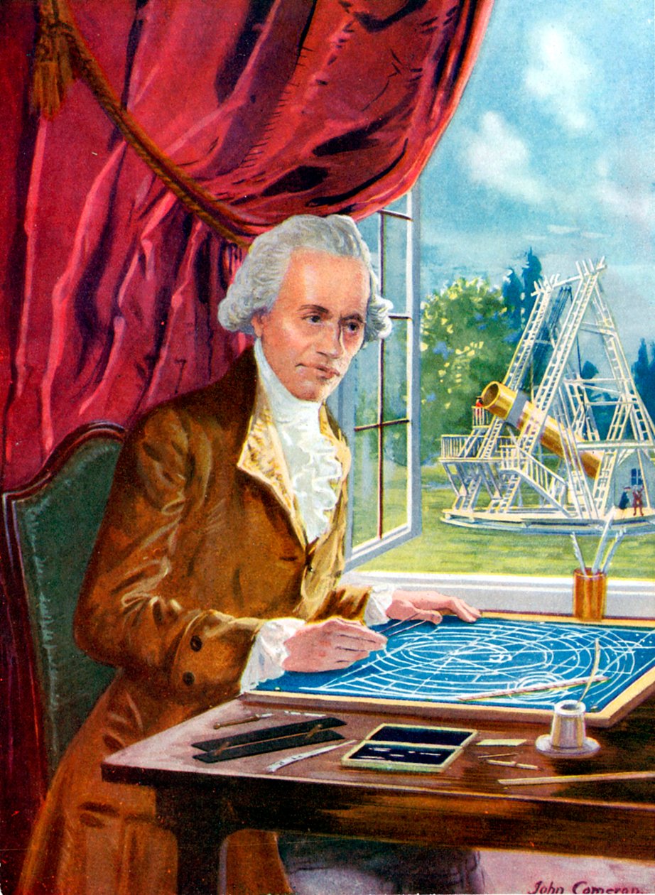 विलियम हर्शल 1738-1822 जर्मनी में जन्मे अंग्रेजी खगोलशास्त्री द्वारा अज्ञात