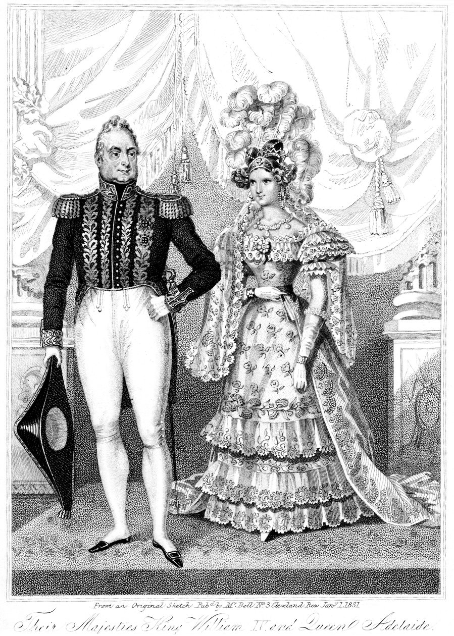 विलियम IV और रानी एडिलेड, 1881 द्वारा अज्ञात