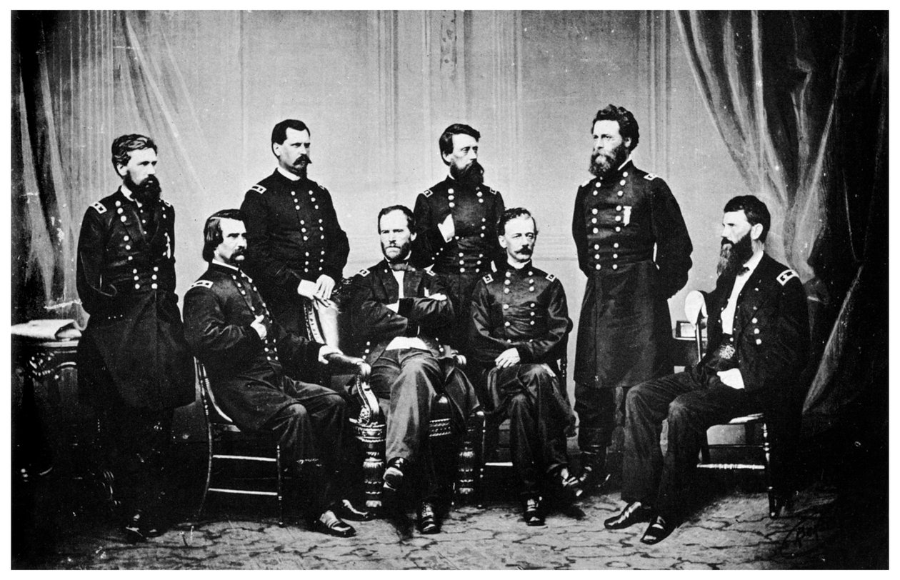 विलियम Tecumseh शेरमैन और उनके जनरलों, अमेरिकी नागरिक युद्ध, 1865 1955 द्वारा अज्ञात