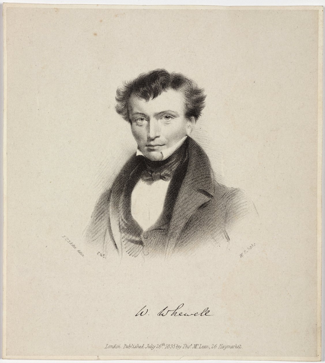 विलियम व्हीवेल, अंग्रेजी पोलीमैथ, सी 1820s द्वारा अज्ञात