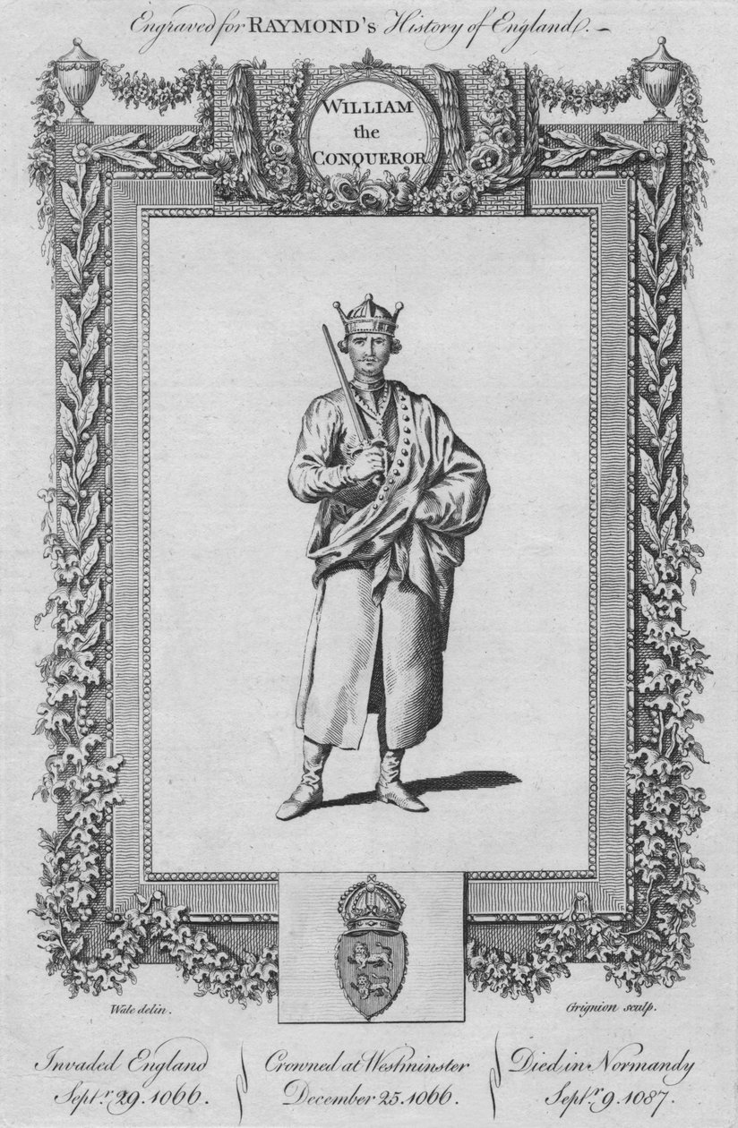 विलियम द विजेता, c1787 द्वारा अज्ञात