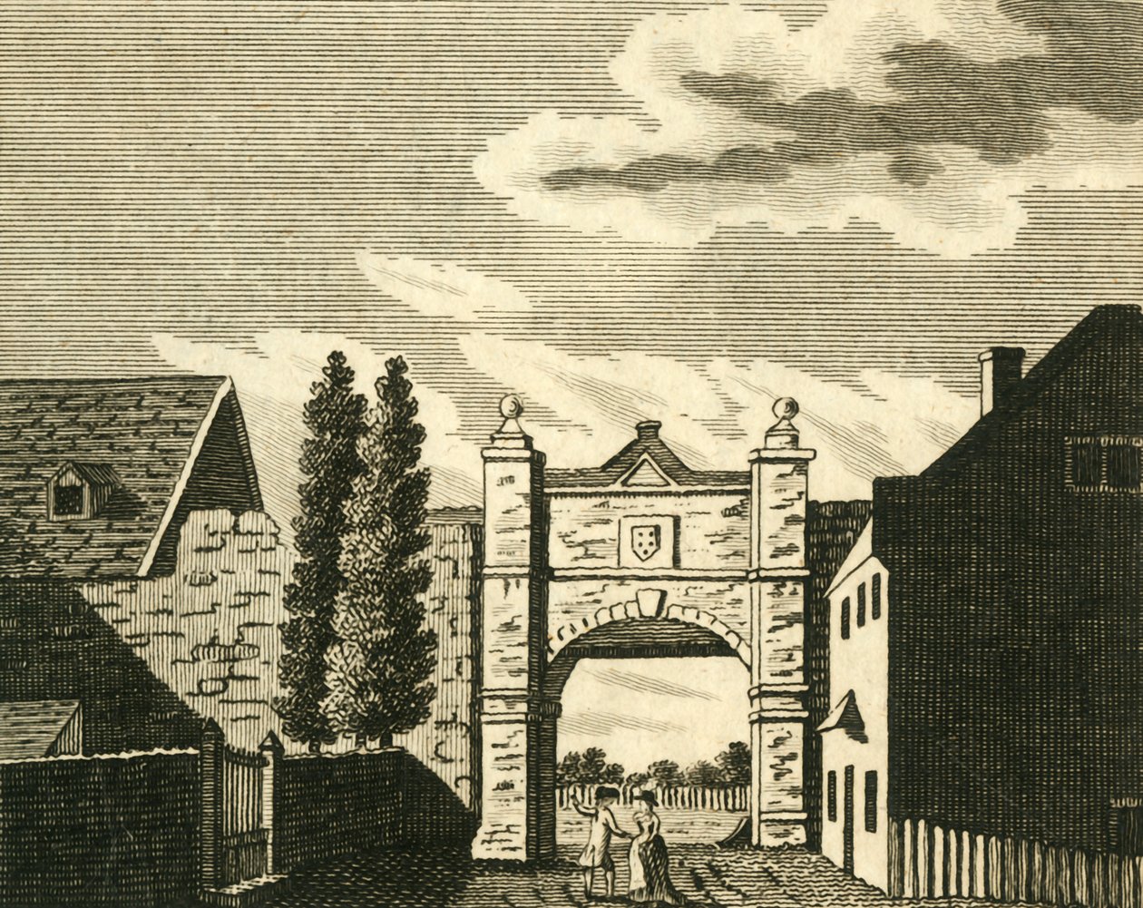 कैंटरबरी में Wincheap Gate, c1786। द्वारा अज्ञात