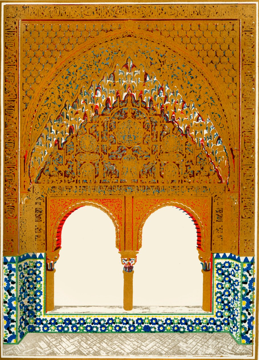 अलकोव में विंडोज, दो बहनों का हॉल, 1907। द्वारा अज्ञात