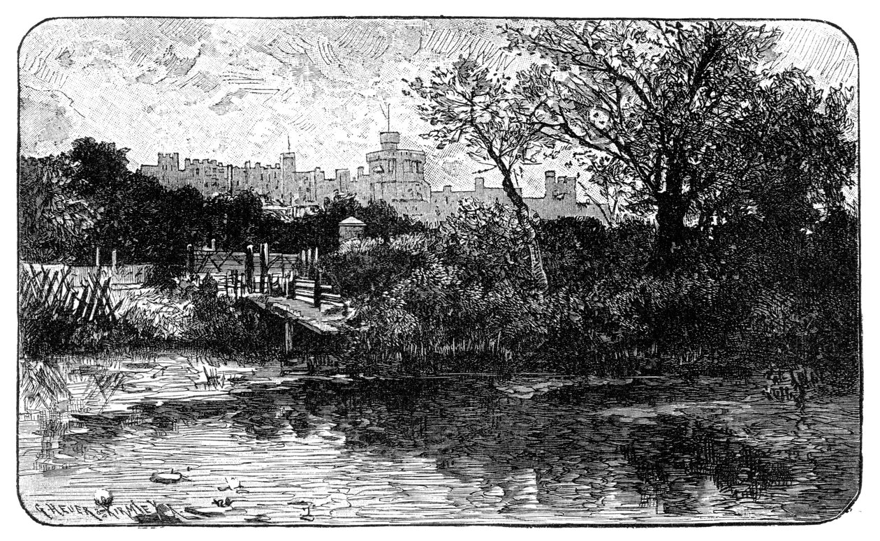 विंडसर कैसल, बर्कशायर, 1900 द्वारा अज्ञात