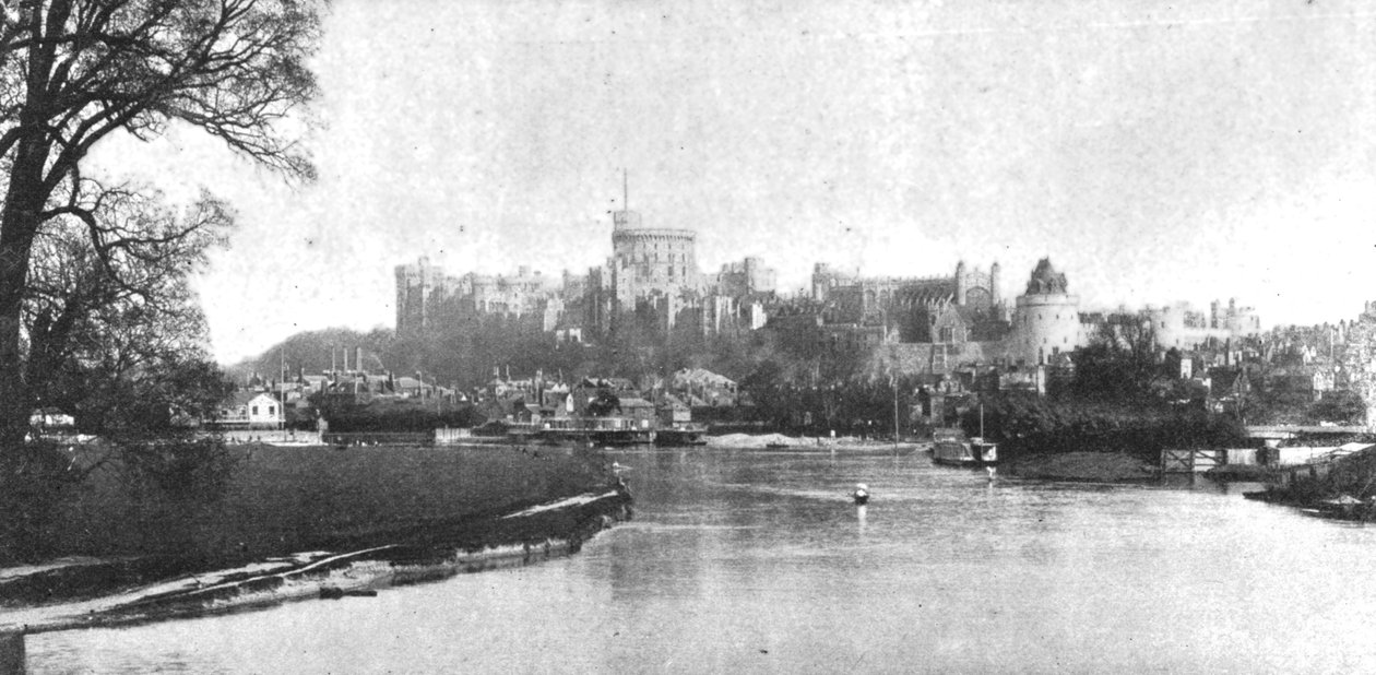 विक्टोरिया, 1901 के समय विंडसर कैसल। द्वारा अज्ञात