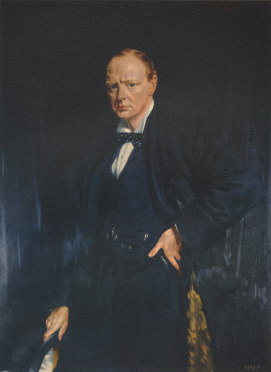 विंस्टन चर्चिल, c1916, 1941 द्वारा अज्ञात