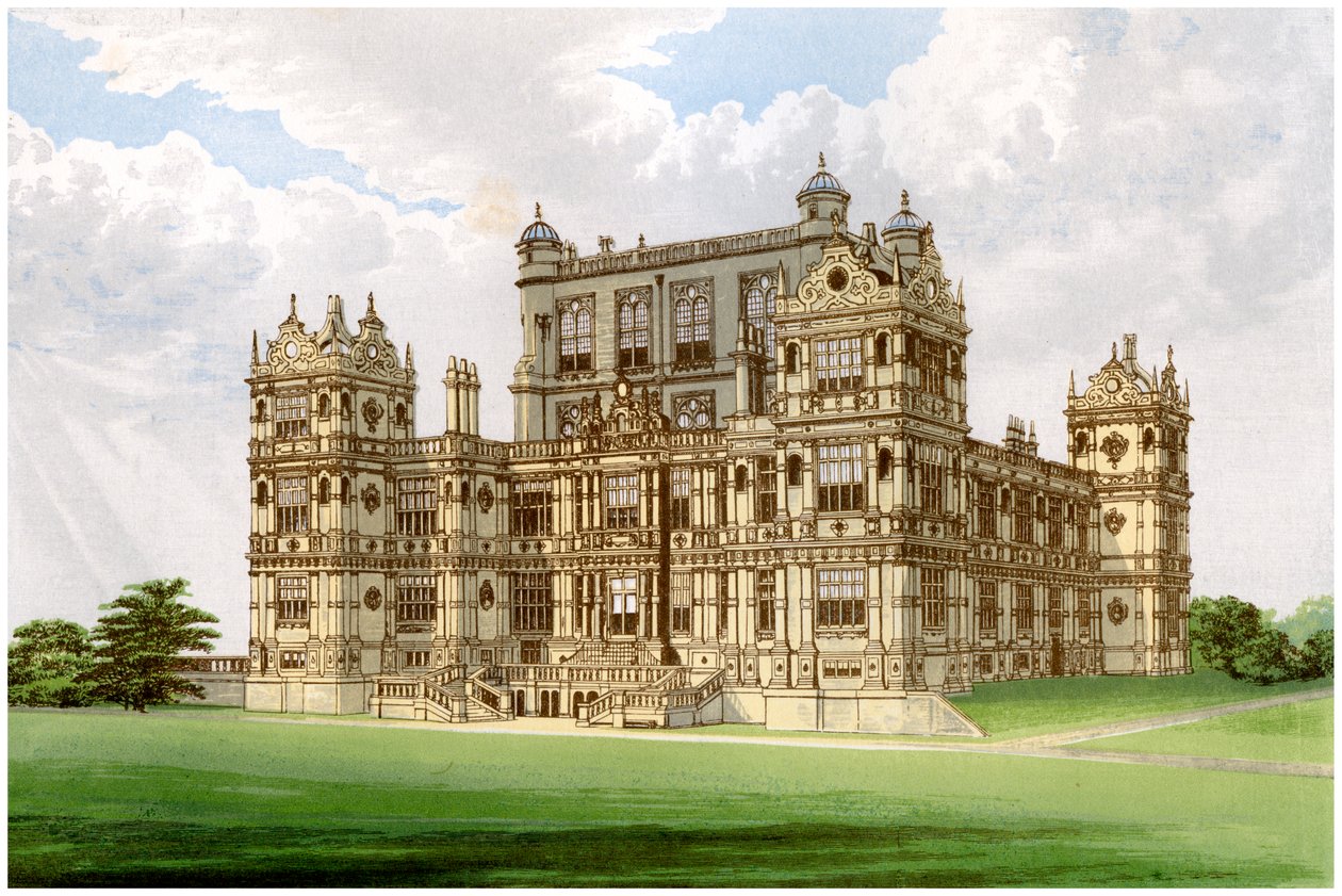 वाल्टनटन हॉल, नॉटिंघम, नॉटिंघमशायर, लॉर्ड मिडलटन का घर, c1880 द्वारा अज्ञात