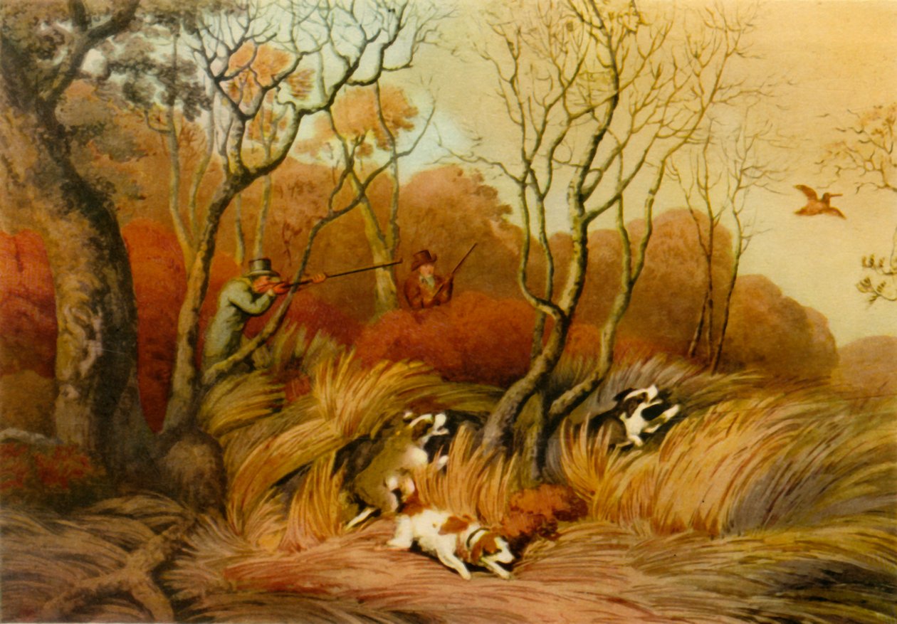 'वुडकॉक शूटिंग', 1941। द्वारा अज्ञात