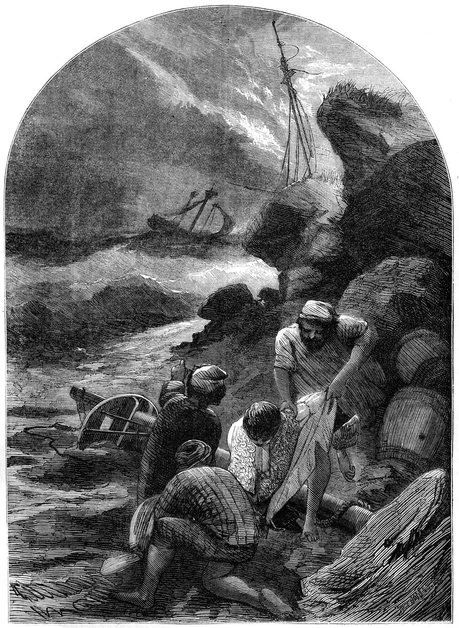 सर सी फावड़ा, 1707, 19 वीं सदी के शरीर को छीनने वाले मलबे द्वारा अज्ञात