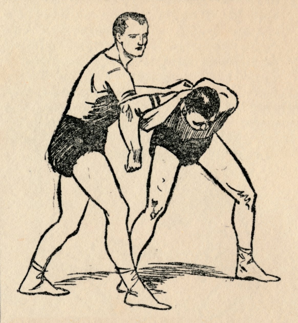 कुश्ती, 1912 द्वारा अज्ञात