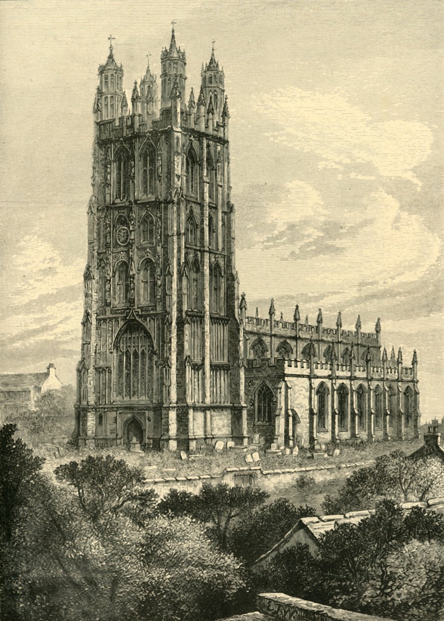 वर्कशैम चर्च, 1898। द्वारा अज्ञात