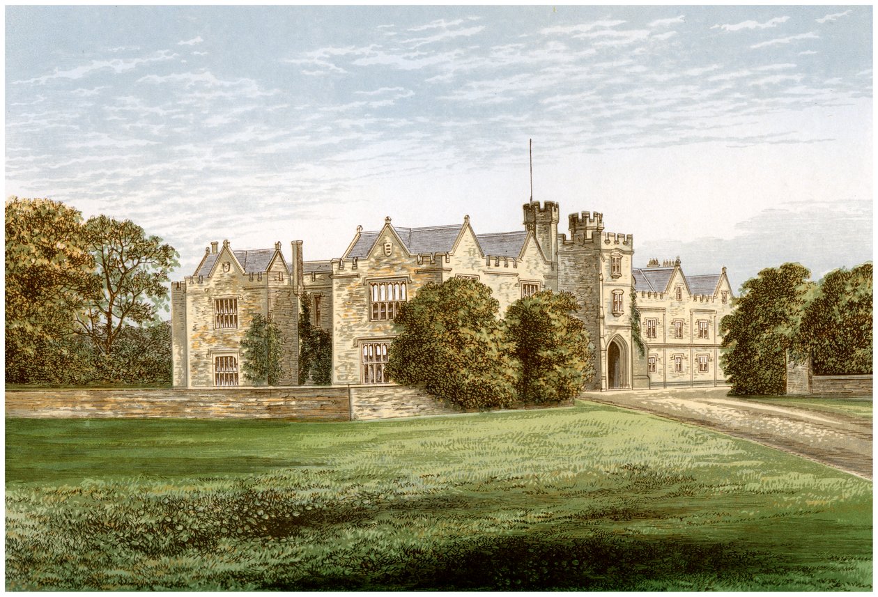 Wytham Abbey, ऑक्सफोर्डशायर, एंगल ऑफ एबल्डन का घर, c1880 द्वारा अज्ञात