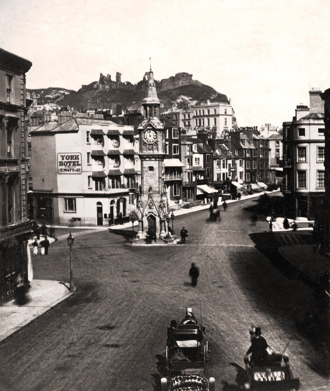 यॉर्क बिल्डिंग्स, हेस्टिंग्स, ससेक्स, c1900 द्वारा अज्ञात