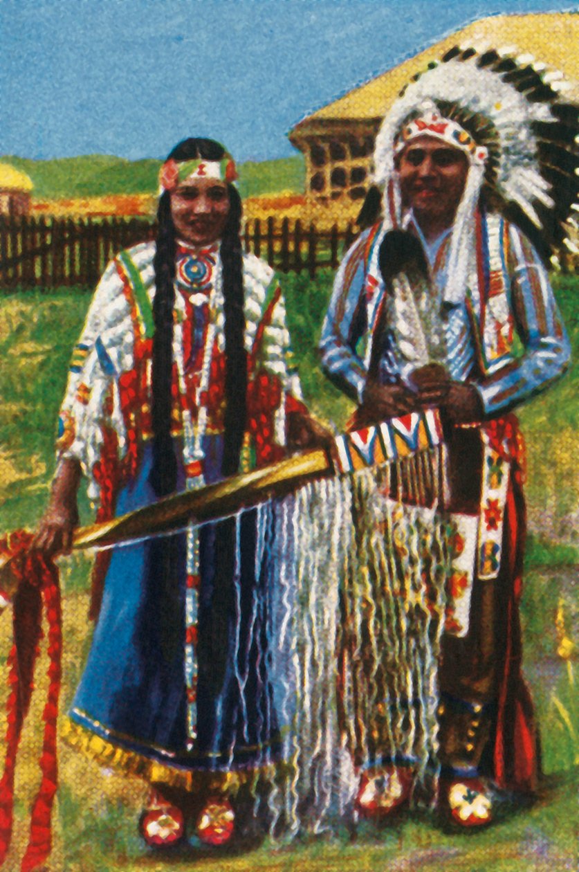 युवा मूल अमेरिकी, c1928। द्वारा अज्ञात