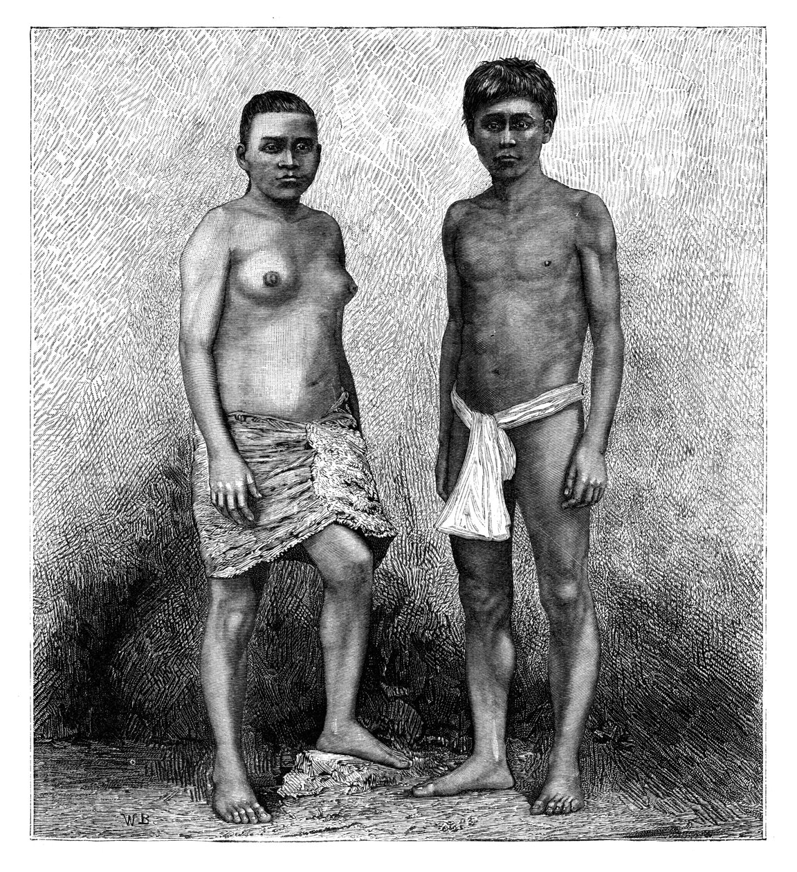 यंग तालमंका इंडियंस, सेंट्रल अमेरिका, c1890 द्वारा अज्ञात