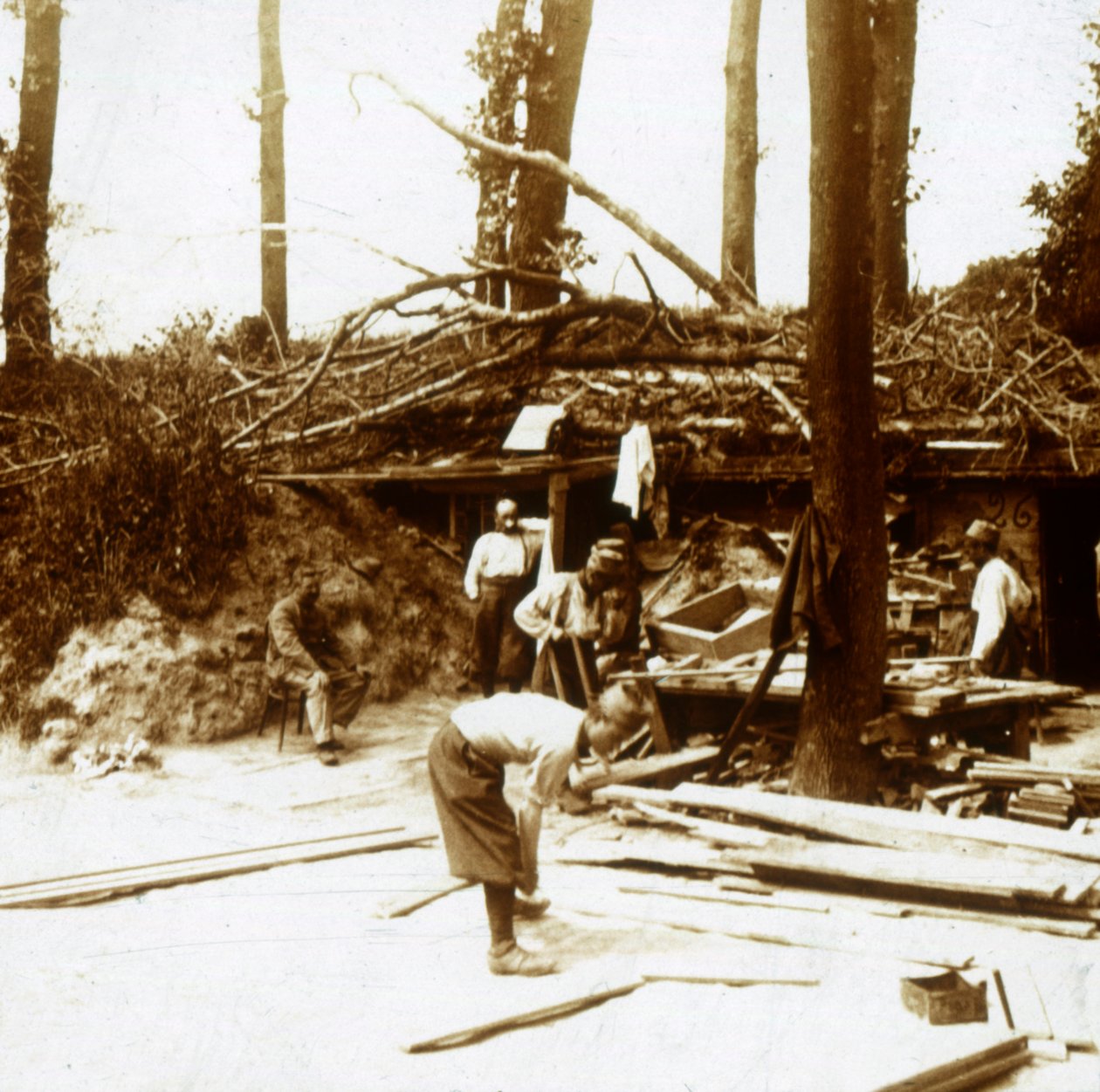 ज़ूवेस, न्युवोपोर्ट, फ्लैंडर्स, बेल्जियम, c1914-c1918। द्वारा अज्ञात