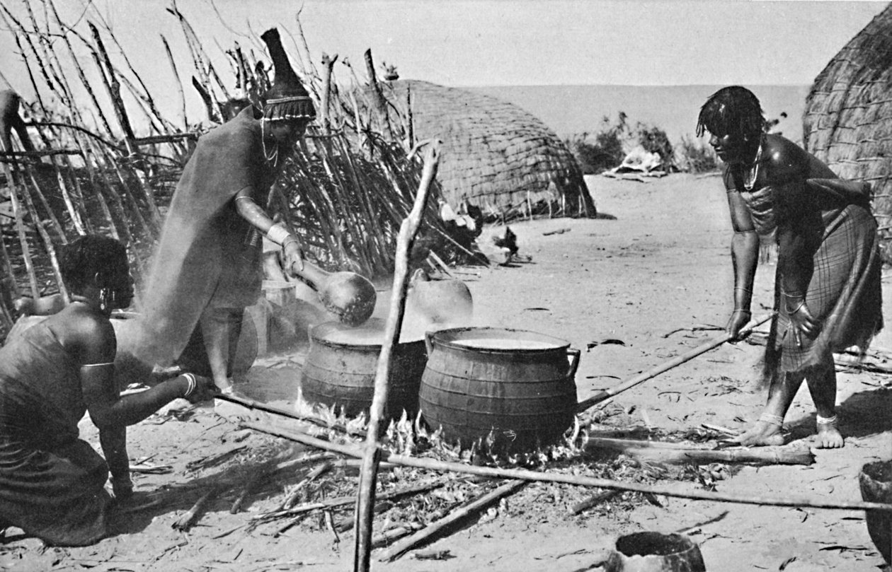 ज़ुलु पार्टनर ब्रूइंग बीयर ब्रूइंग, नटाल, 1912 द्वारा अज्ञात