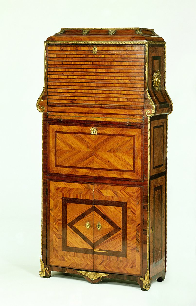 लुई XV ने सचिवालय कार्डबोर्ड c.1740 को संवारा द्वारा अज्ञात अज्ञात