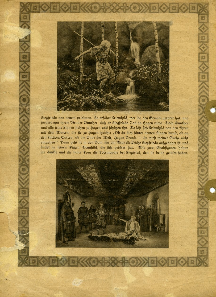 निबेलुंगेन 1924-सिनॉप्सिस (ला मोर्ट डे सिगफ्राइड)-08 द्वारा अज्ञात