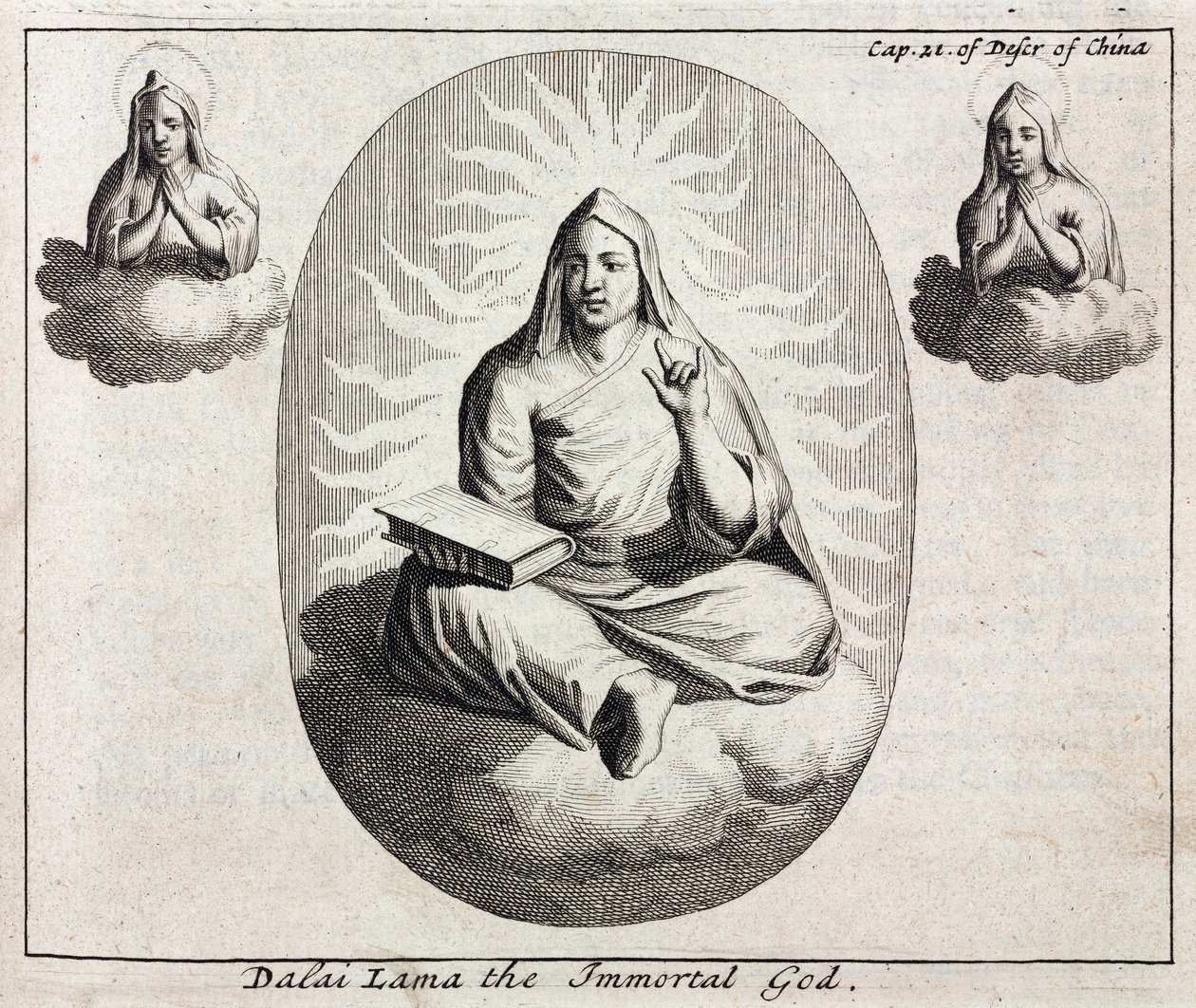 दलाई लामा अमर भगवान, c 1700 द्वारा अज्ञात