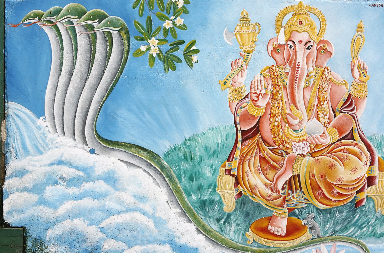 हाथी के सिर वाले हिंदू भगवान गणेश, काठमांडू, नेपाल द्वारा अज्ञात