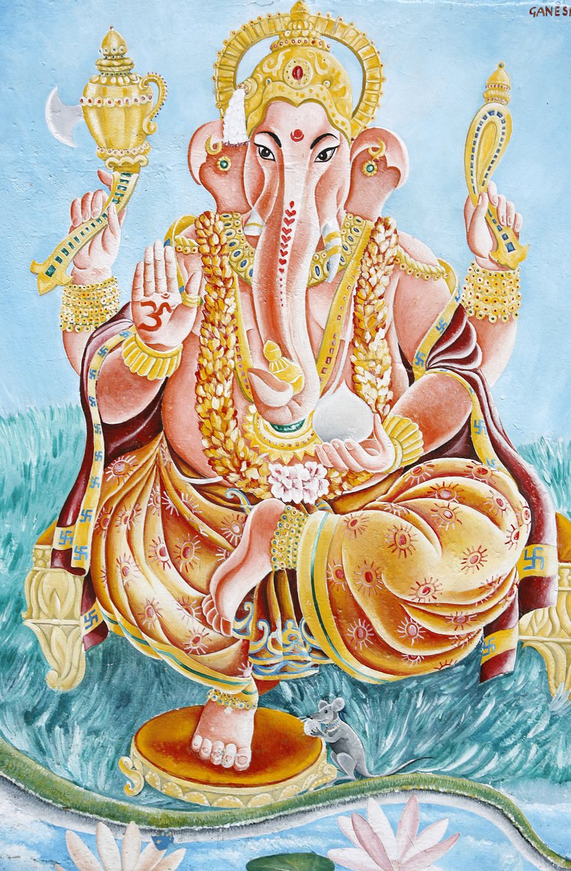 हाथी के सिर वाले हिंदू भगवान गणेश, काठमांडू, नेपाल द्वारा अज्ञात