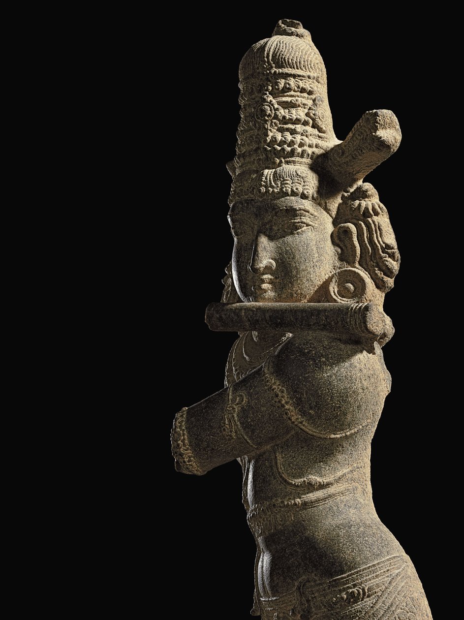 वेणुगोपाला का चित्र, दक्षिण भारत, स्वर्गीय चोल - प्रारंभिक विजयनगर काल, 13 वीं - 14 वीं शताब्दी के अंत में द्वारा अज्ञात