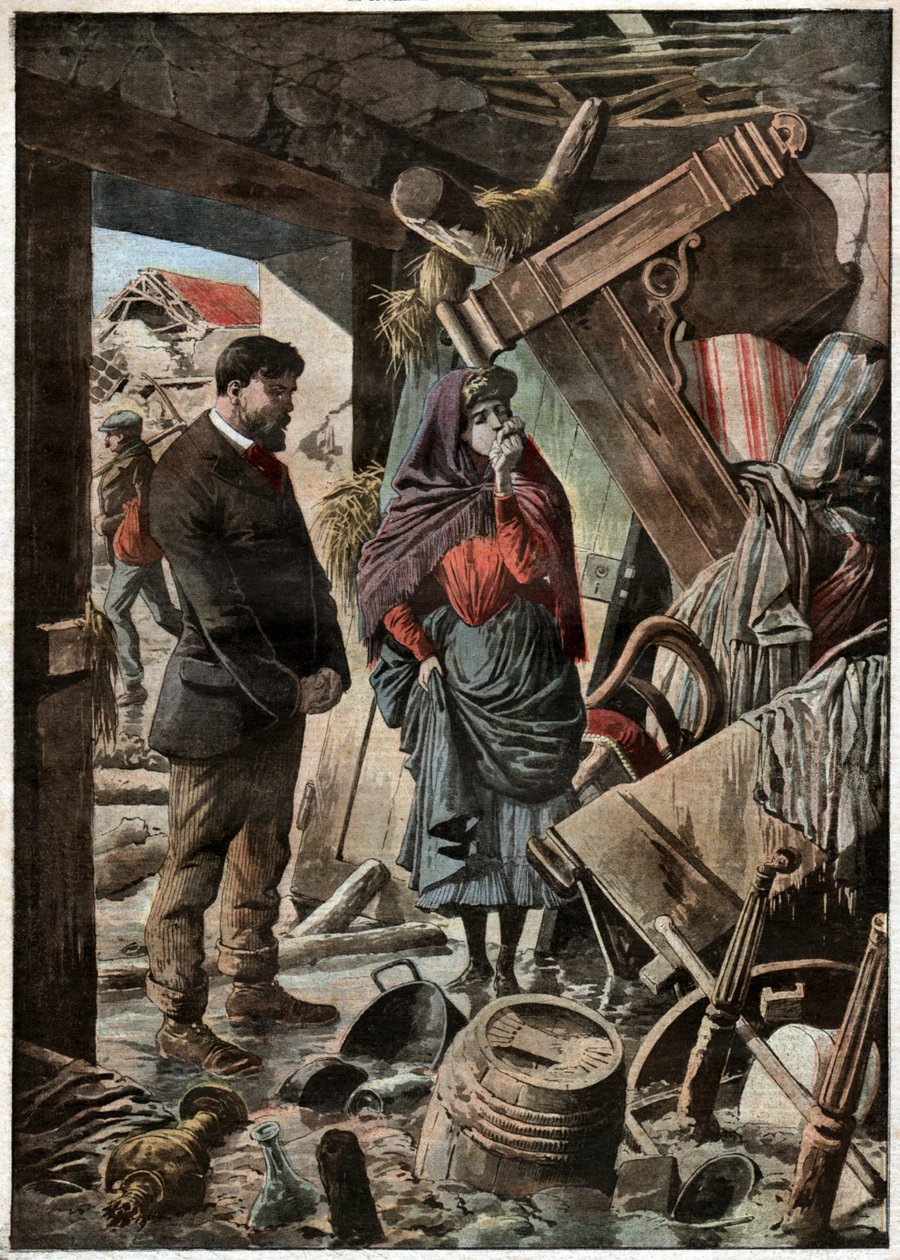 1910 की बाढ़। 1910 की बाढ़। द्वारा निकोलस लीज़