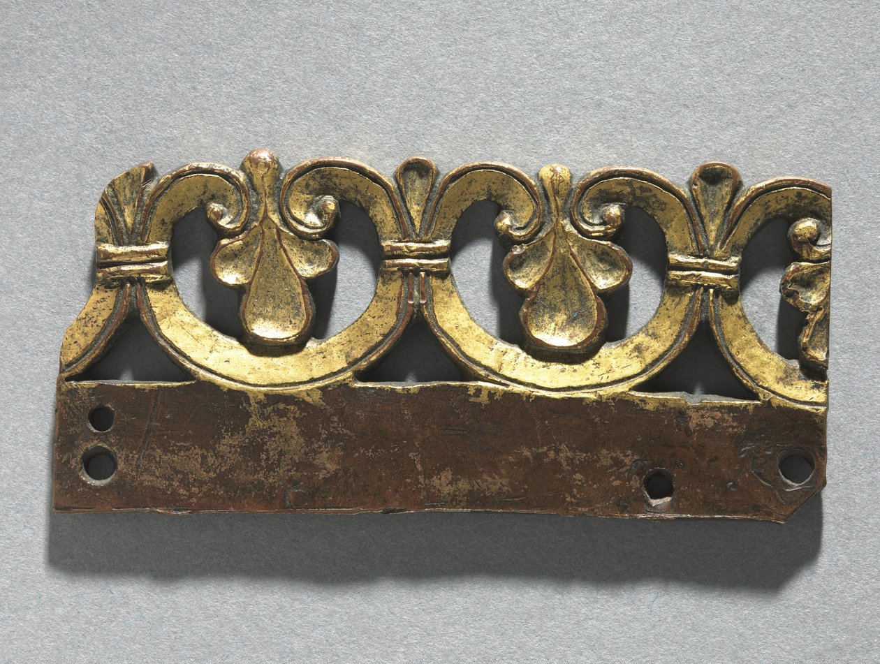 एक श्रुति श्रावक से एक सजावटी शिखा का टुकड़ा, c.1165-1180 द्वारा अज्ञात