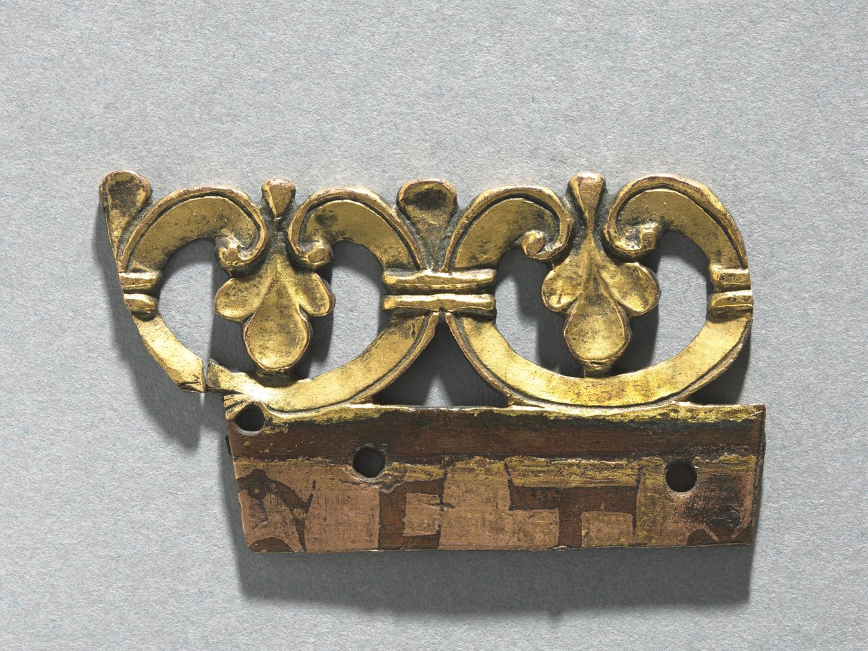 एक अवशेष तीर्थ से एक सजावटी शिखा का टुकड़ा, c.1165-1180 द्वारा अज्ञात