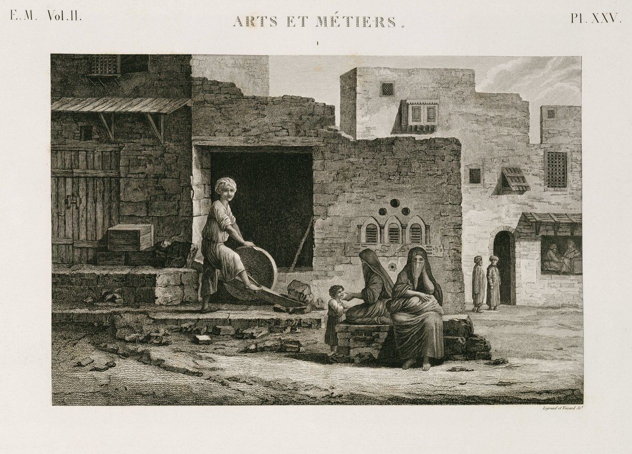 हार्डवेयर और आयरनमॉन्गरी नाइफ-ग्राइंडर, मिस्र, c 1798 द्वारा अज्ञात