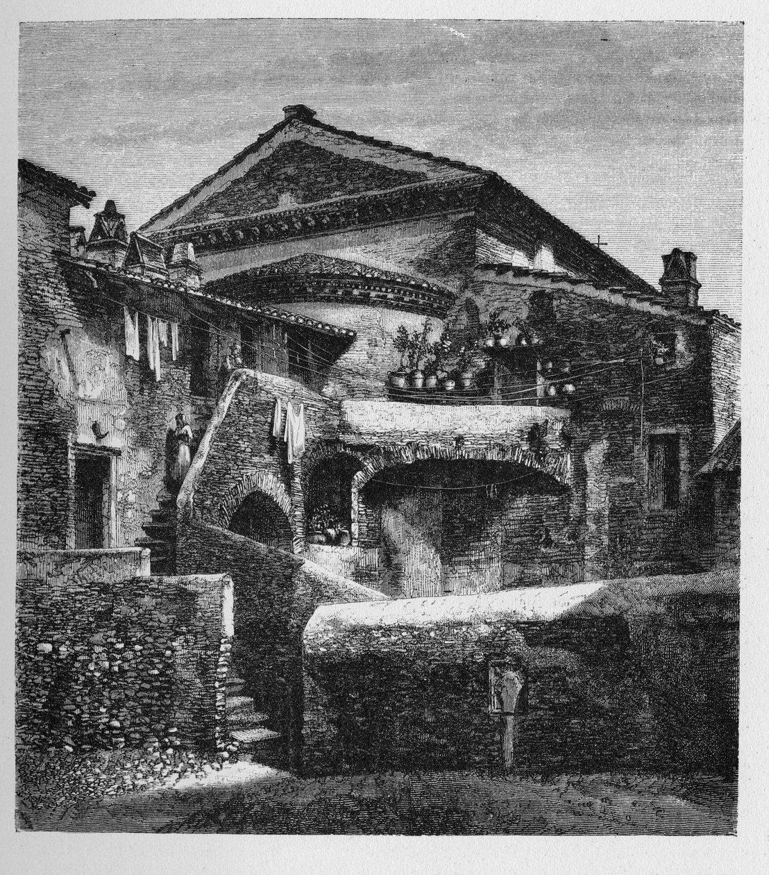 प्राचीन रोम का इतिहास। 1872 की रोम की नक्काशी द्वारा अज्ञात