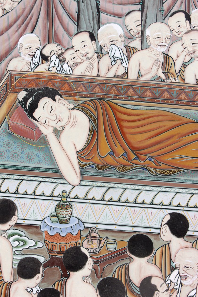बुद्ध का जीवन धर्म की शिक्षा के 45 वर्षों के बाद, बुद्ध परिनिर्वाण, सियोल, कोरी डू सूद में चले गए द्वारा अज्ञात