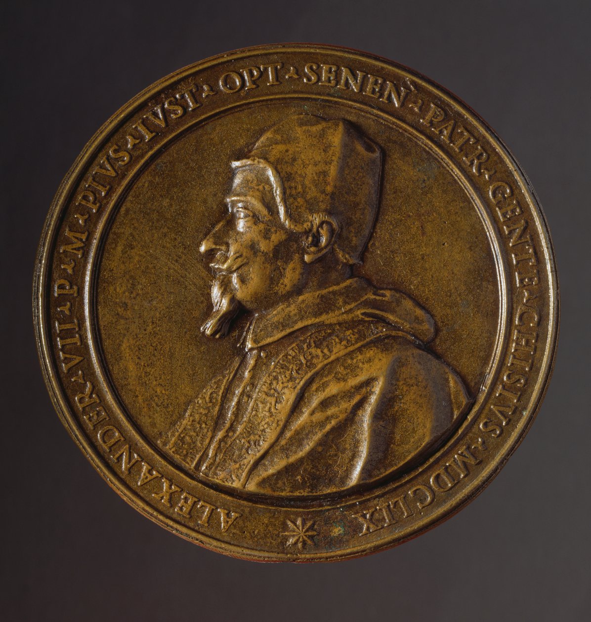 1656-1657 के वर्षों में प्लेग के स्मरणोत्सव में पदक ने रोम को अपनी चपेट में ले लिया द्वारा अज्ञात कलाकार