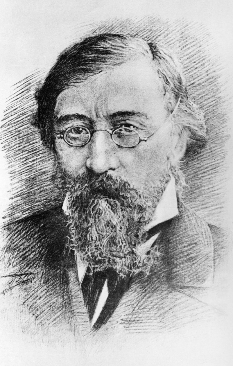 निकोलाई जी, चेर्नशेव्स्की (1828 - 1889), एनग्रेविंग से। द्वारा अज्ञात