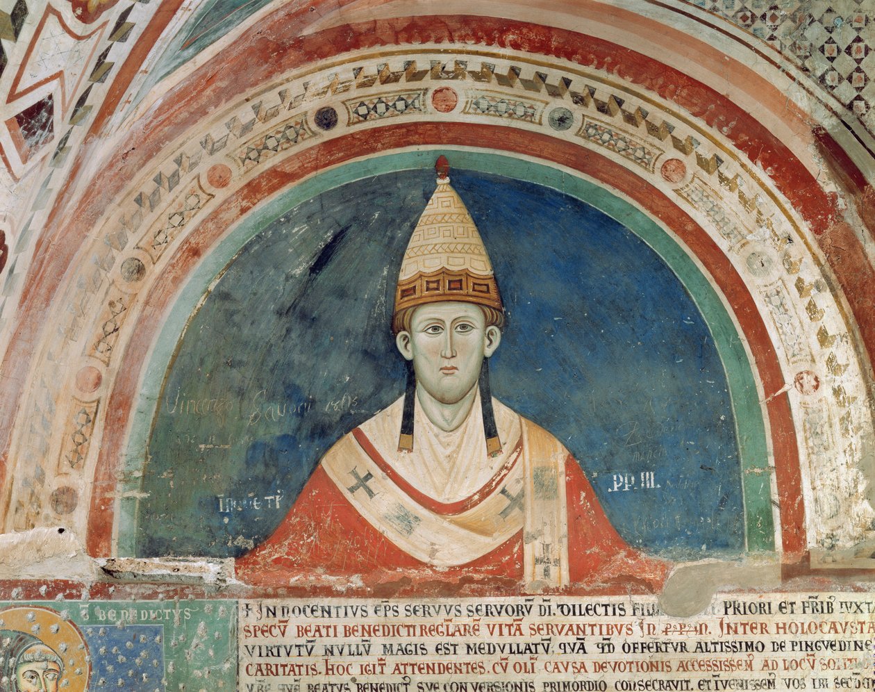 पोप इनोसेंट III (1160-1216) द्वारा अज्ञात