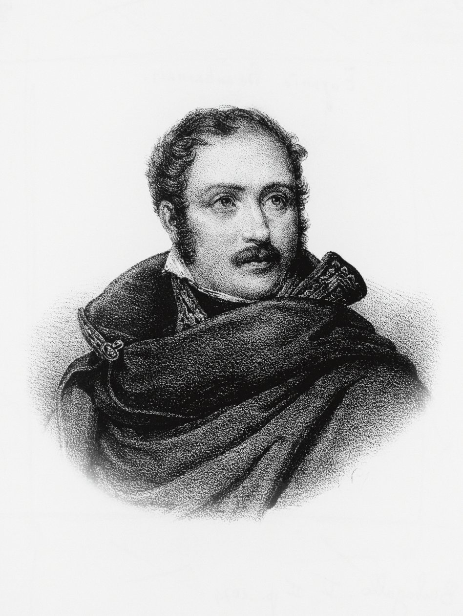 यूजीन डी ब्यूहरनैस (1781-1824) का पोर्ट्रेट, फ्रांसीसी सैनिक, प्रथम साम्राज्य के राजकुमार और 1805 से 1814 तक इटली के वायसराय, उत्कीर्णन द्वारा अज्ञात कलाकार
