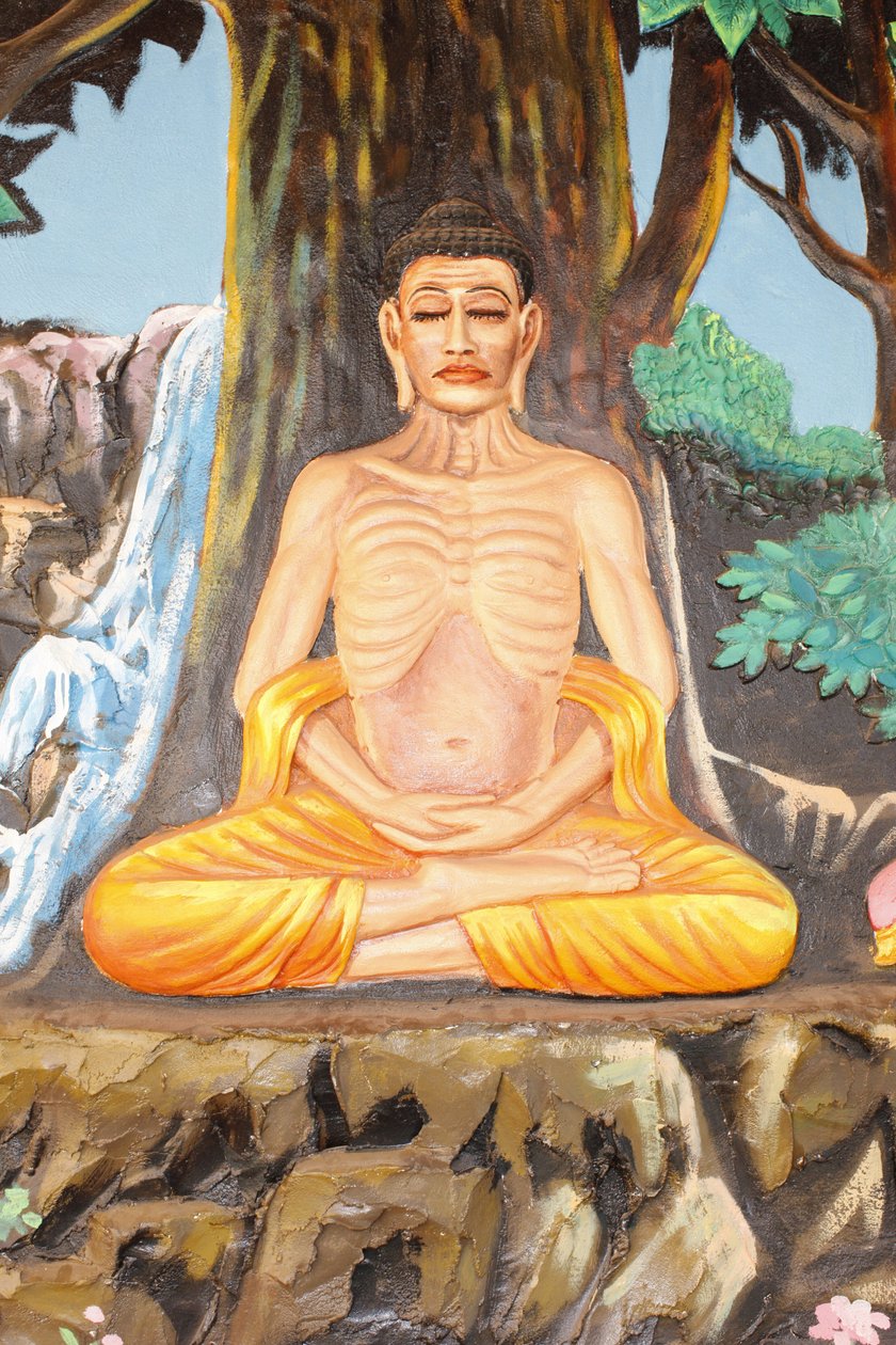 प्रीह प्रोम रथ मठ बुद्ध का जीवन तपस्या के साथ प्रयोग, सिएम रीप, कंबोडिया द्वारा अज्ञात