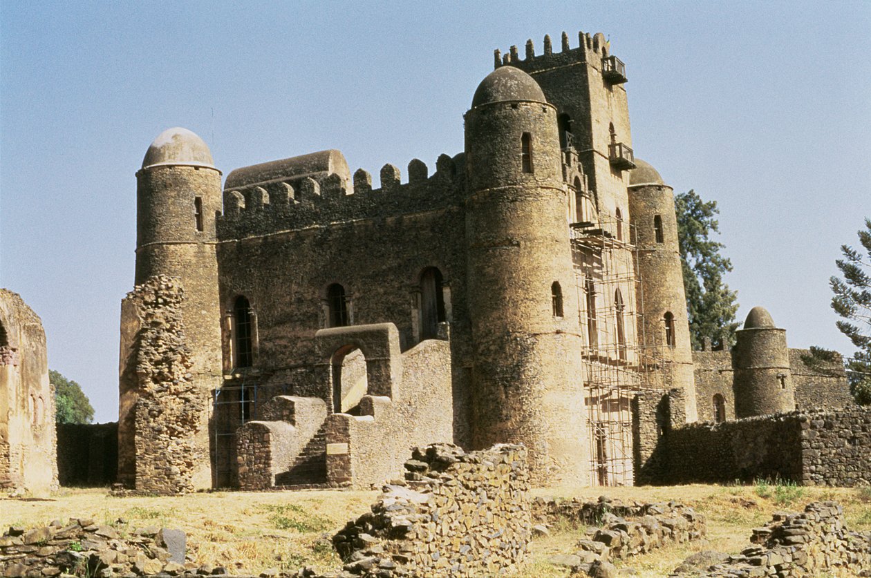 शाही बाड़े में सम्राट फ़ासिलीदास का महल (फ़ासिल घेबी) (फोटो) द्वारा अज्ञात