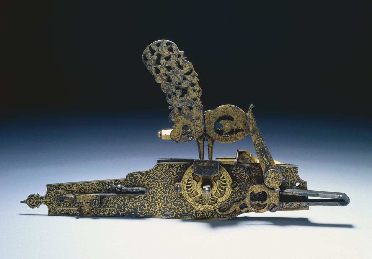 शिकार राइफल से व्हील-लॉक, c.1660-1720 द्वारा अज्ञात